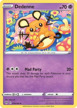 Dedenne - 78/189 [SWSH03: Darkness Ablaze]
