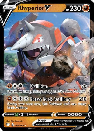 Rhyperior V - 95/189 [SWSH03: Darkness Ablaze] Holofoil