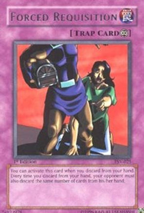 Forced Requisition (Rare) [PSV-025] Pharaoh's Servant 1st Edition