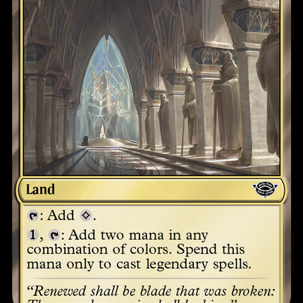Great Hall of the Citadel [The Lord of the Rings: Tales of Middle-earth]