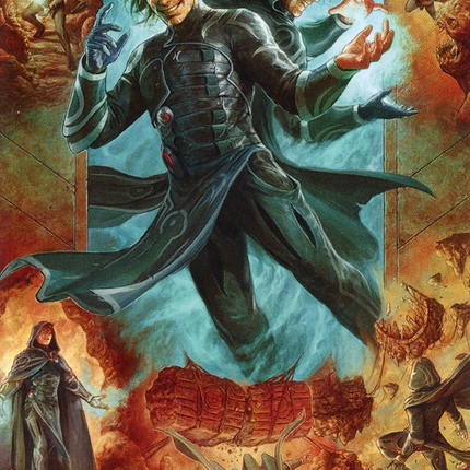 Jace, Mirror Mage // Jace, Mirror Mage (Borderless) [Zendikar Rising Art Series]