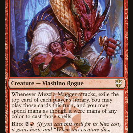 Mezzio Mugger [New Capenna Commander Promos] Foil