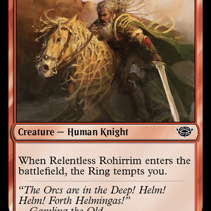 Relentless Rohirrim [The Lord of the Rings: Tales of Middle-earth]