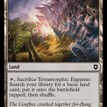 Terramorphic Expanse [Bloomburrow Commander]