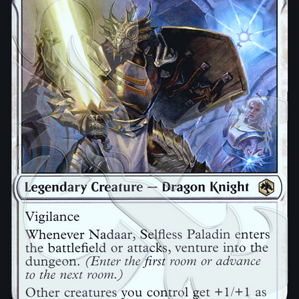 Nadaar, Selfless Paladin [Adventures in the Forgotten Realms Promos] Foil