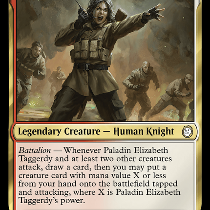Paladin Elizabeth Taggerdy [Fallout] Surge Foil