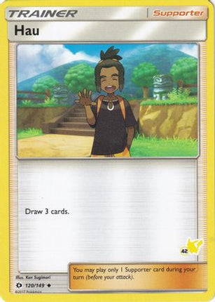 Hau (# Pikachu Stamped) 120/149 - Battle Academy