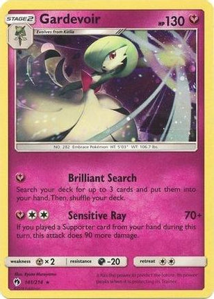 Gardevoir - 141/214 (Cosmos Holo) [Miscellaneous Cards & Products] Holofoil