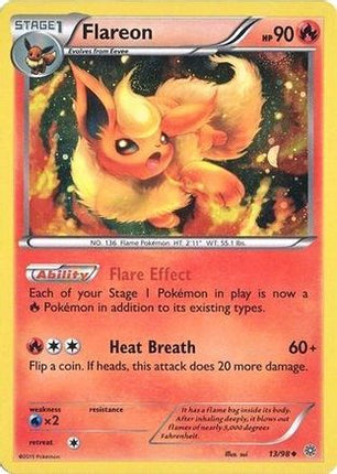 Flareon - 13/98 (Cosmos Holo) [Miscellaneous Cards & Products] Holofoil