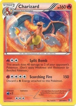 Charizard - 20/149 (Cosmos Holo) [Blister Exclusives] Holofoil