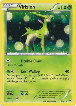 Virizion - 13/101 (Cosmos Holo) [Blister Exclusives] Holofoil