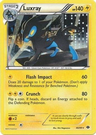 Luxray - 46/99 (Cosmos Holo) [Blister Exclusives] Holofoil