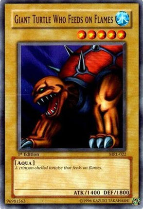 Giant Turtle Who Feeds on Flames (Common / Short Print) [MRL-022] Magic Ruler Unlimited