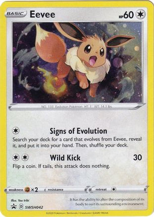 Eevee - SWSH042 - SWSH042/null [SWSH: Sword & Shield Promo Cards] Holofoil