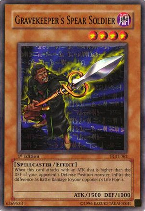 Gravekeeper's Spear Soldier (Common / Short Print) [PGD-062] Pharaonic Guardian Unlimited