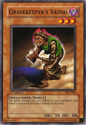 Gravekeeper's Vassal (Common / Short Print) [PGD-063] Pharaonic Guardian 1st Edition