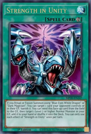 Strength in Unity (Ultra Rare) [MP20-EN247] 1st Edition