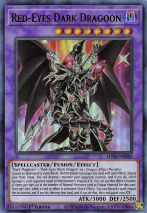 Red-Eyes Dark Dragoon (Ultra Rare) [MP20-EN249] 1st Edition