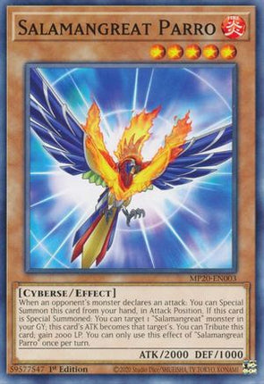 Salamangreat Parro (Common / Short Print) [MP20-EN003] 1st Edition