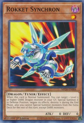 Rokket Synchron (Common / Short Print) [MP20-EN006] 1st Edition