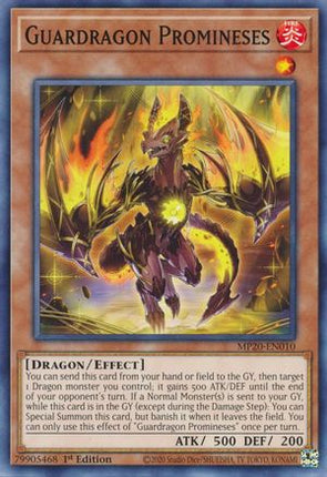Guardragon Promineses (Common / Short Print) [MP20-EN010] 1st Edition