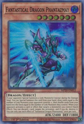 Fantastical Dragon Phantazmay (Super Rare) [MP20-EN012] 1st Edition