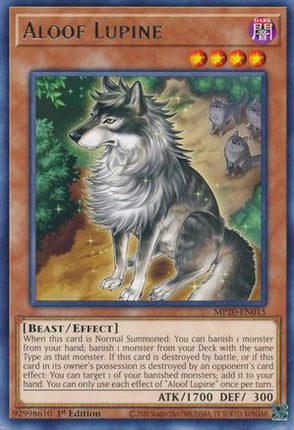 Aloof Lupine (Rare) [MP20-EN015] 1st Edition