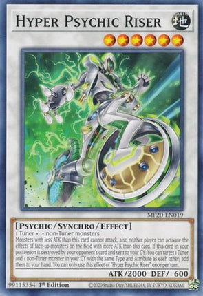 Hyper Psychic Riser (Common / Short Print) [MP20-EN019] 1st Edition