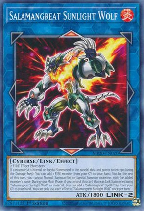 Salamangreat Sunlight Wolf (Common / Short Print) [MP20-EN020] 1st Edition