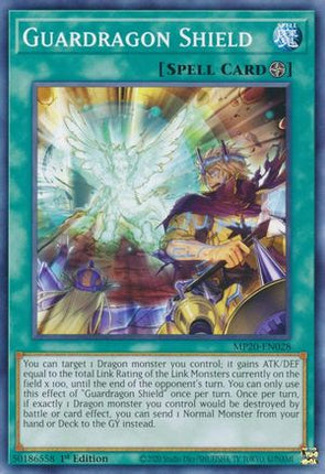 Guardragon Shield (Common / Short Print) [MP20-EN028] 1st Edition