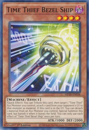Time Thief Bezel Ship (Common / Short Print) [MP20-EN038] 1st Edition