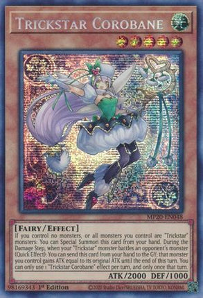 Trickstar Corobane (Prismatic Secret Rare) [MP20-EN048] 1st Edition