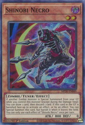 Shinobi Necro (Super Rare) [MP20-EN049] 1st Edition