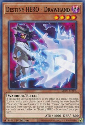 Destiny HERO - Drawhand (Common / Short Print) [MP20-EN055] 1st Edition