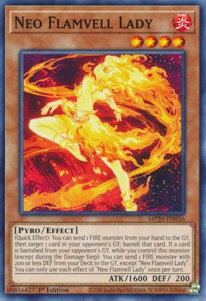 Neo Flamvell Lady (Common / Short Print) [MP20-EN056] 1st Edition