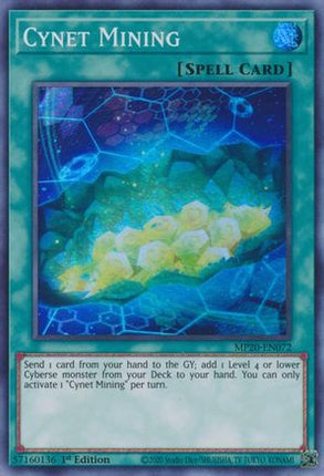 Cynet Mining (Super Rare) [MP20-EN072] 1st Edition
