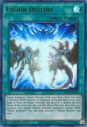 Fusion Destiny (Ultra Rare) [MP20-EN075] 1st Edition