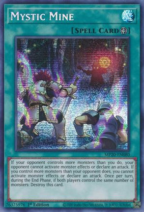 Mystic Mine (Prismatic Secret Rare) [MP20-EN080] 1st Edition