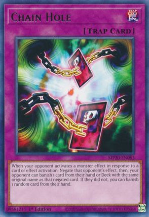 Chain Hole (Rare) [MP20-EN083] 1st Edition