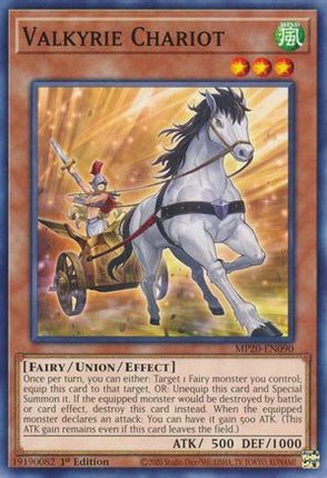 Valkyrie Chariot (Common / Short Print) [MP20-EN090] 1st Edition