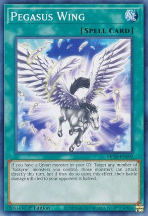 Pegasus Wing (Common / Short Print) [MP20-EN092] 1st Edition