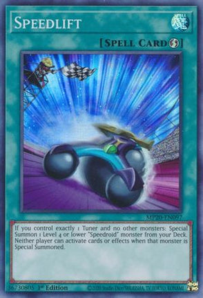 Speedlift (Super Rare) [MP20-EN097] 1st Edition