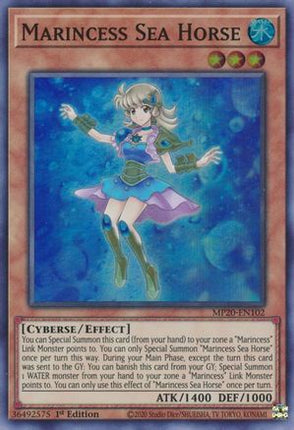 Marincess Sea Horse (Super Rare) [MP20-EN102] 1st Edition