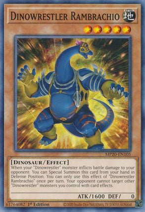 Dinowrestler Rambrachio (Common / Short Print) [MP20-EN105] 1st Edition