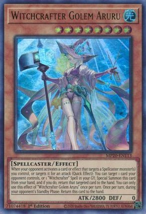 Witchcrafter Golem Aruru [MP20-EN113] Ultra Rare
