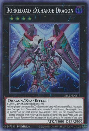 Borreload eXcharge Dragon (Super Rare) [MP20-EN117] 1st Edition