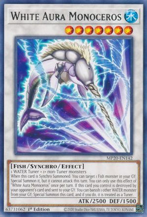 White Aura Monoceros [MP20-EN142] Rare