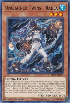 Unchained Twins - Rakea (Common / Short Print) [MP20-EN153] 1st Edition