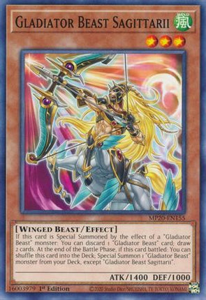 Gladiator Beast Sagittarii (Common / Short Print) [MP20-EN155] 1st Edition