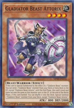 Gladiator Beast Attorix (Common / Short Print) [MP20-EN156] 1st Edition